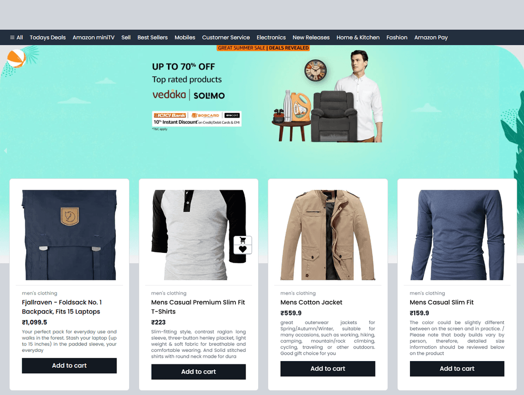 AMAZON CLONE